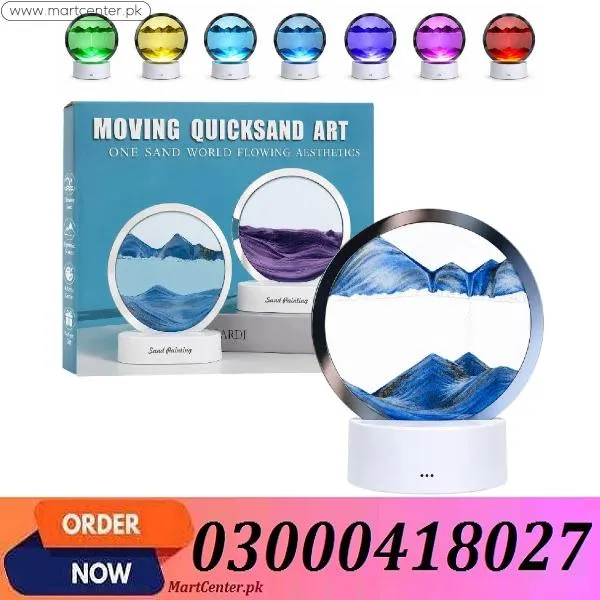 3d Moving Sand Art LED Lamp In Pakistan